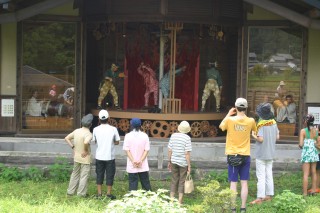 渋川親水公園のからくり人形