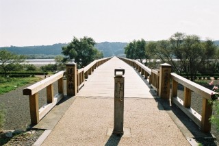 蓬莱橋（左岸から）