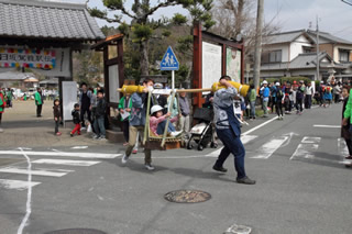 日坂宿駕籠駅伝大会